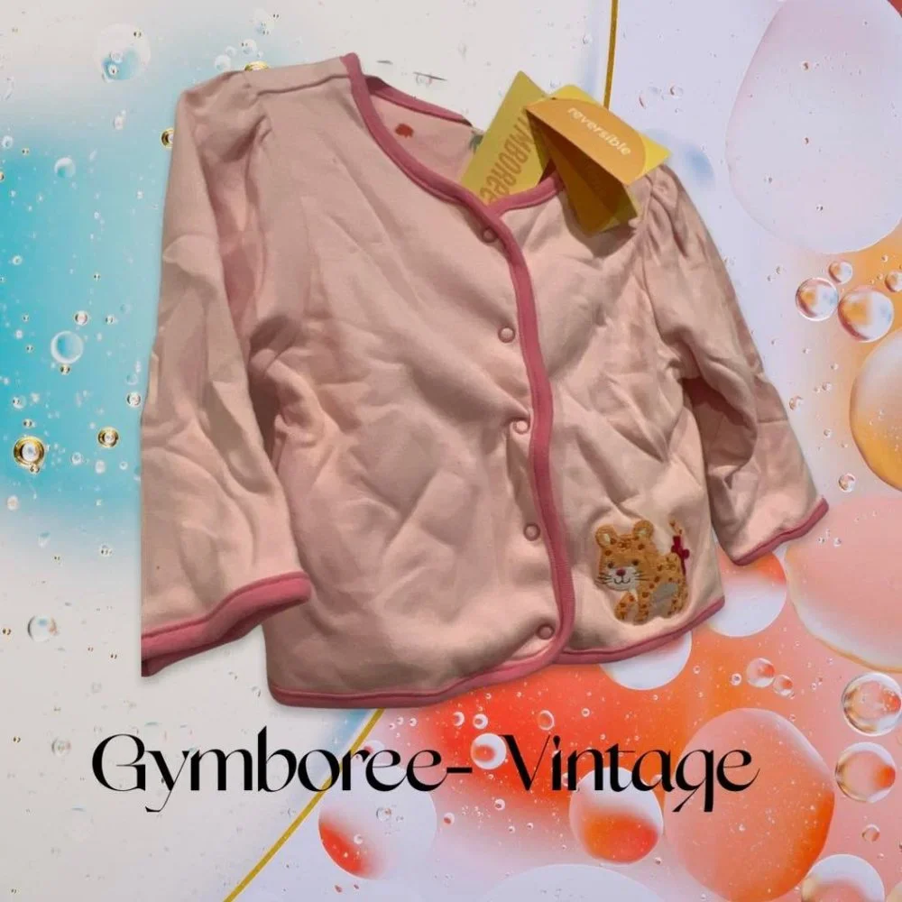 Gymboree NWT Newborn Essentials Tiger Reversible Jacket 6- 12 mos